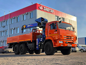 Бортовой КАМАЗ 43118 с КМУ DONGYANG SS2037 (дв. Cummins,  сп/место)_0